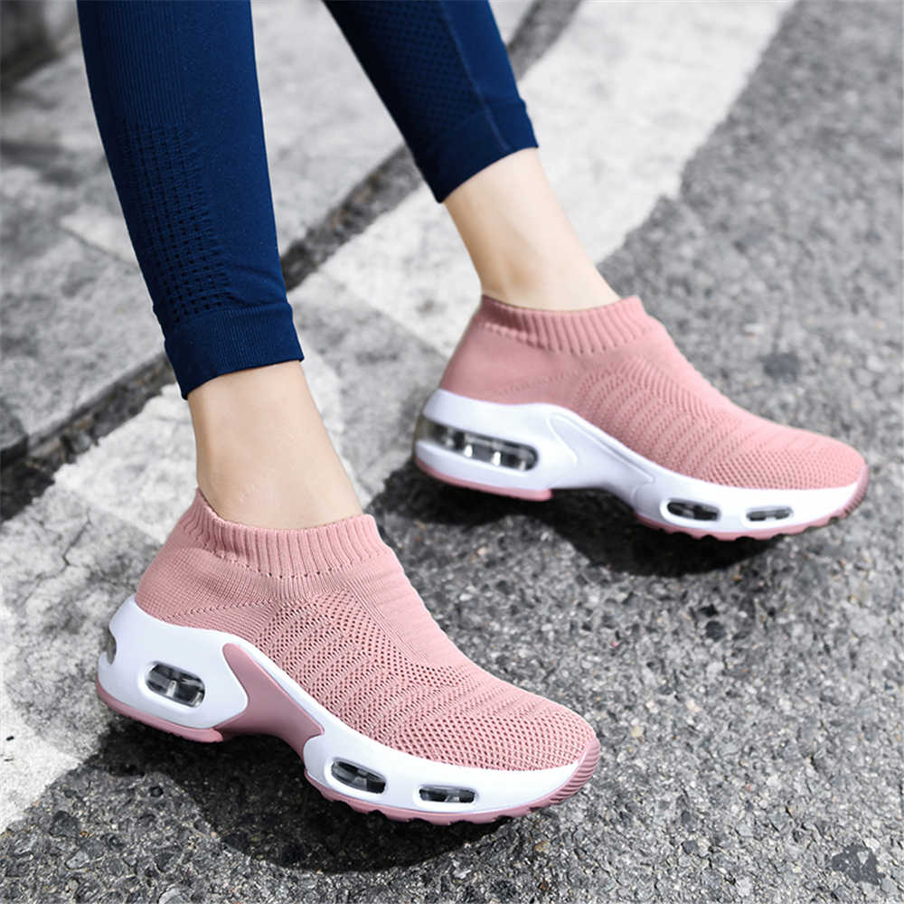 Running Shoes - أحذية كعب نسائية كبيرة الحجم رقم