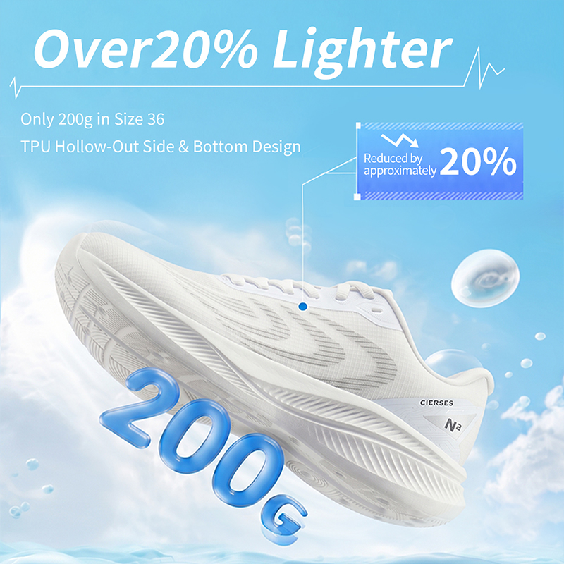 أحذية الجري CIERSES خفيفة الوز - مراجعة Reflective Night Running Shoes وسعره