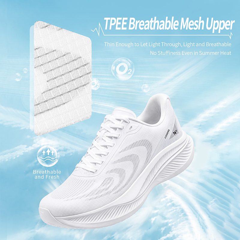 أحذية الجري CIERSES خفيفة الوز - مراجعة Reflective Night Running Shoes وسعره