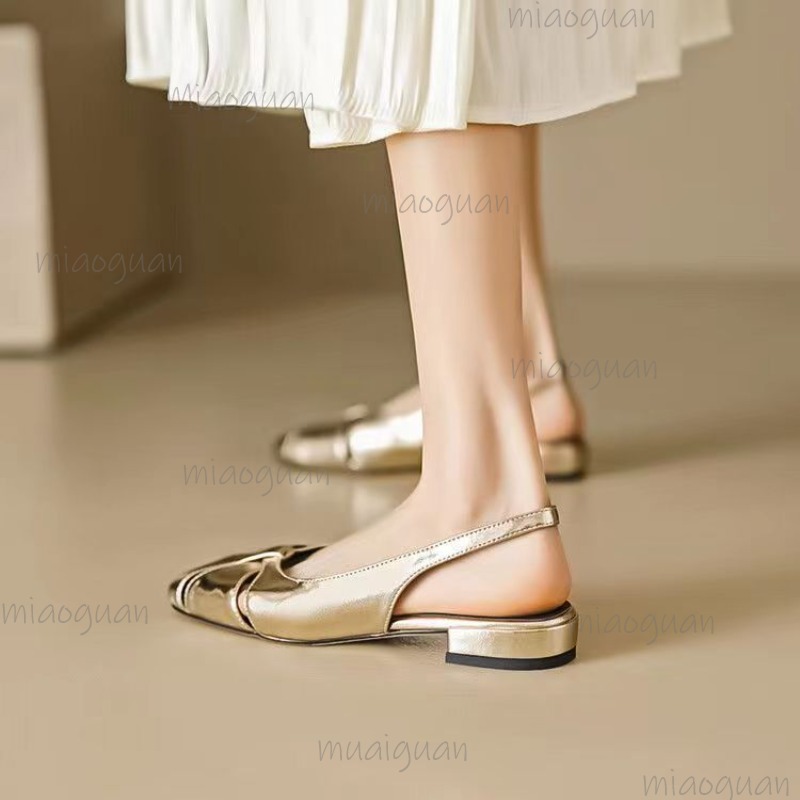 غطاء تو كعب منخفض مضخات الصناد - مراجعة Sandals وسعره