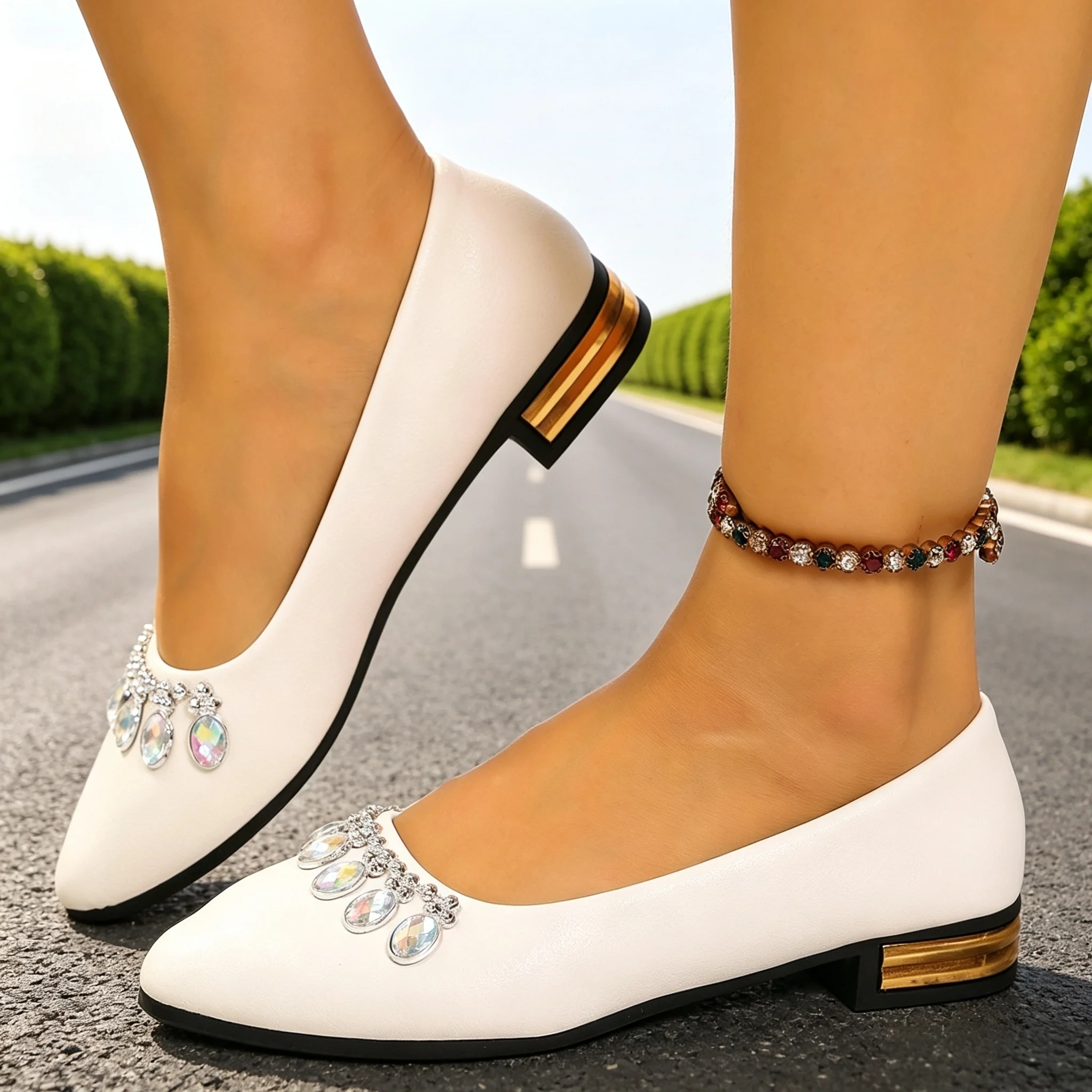 أحذية نسائية مسطحة ذات مقدمة م - مراجعة Women'S Shoes وسعره