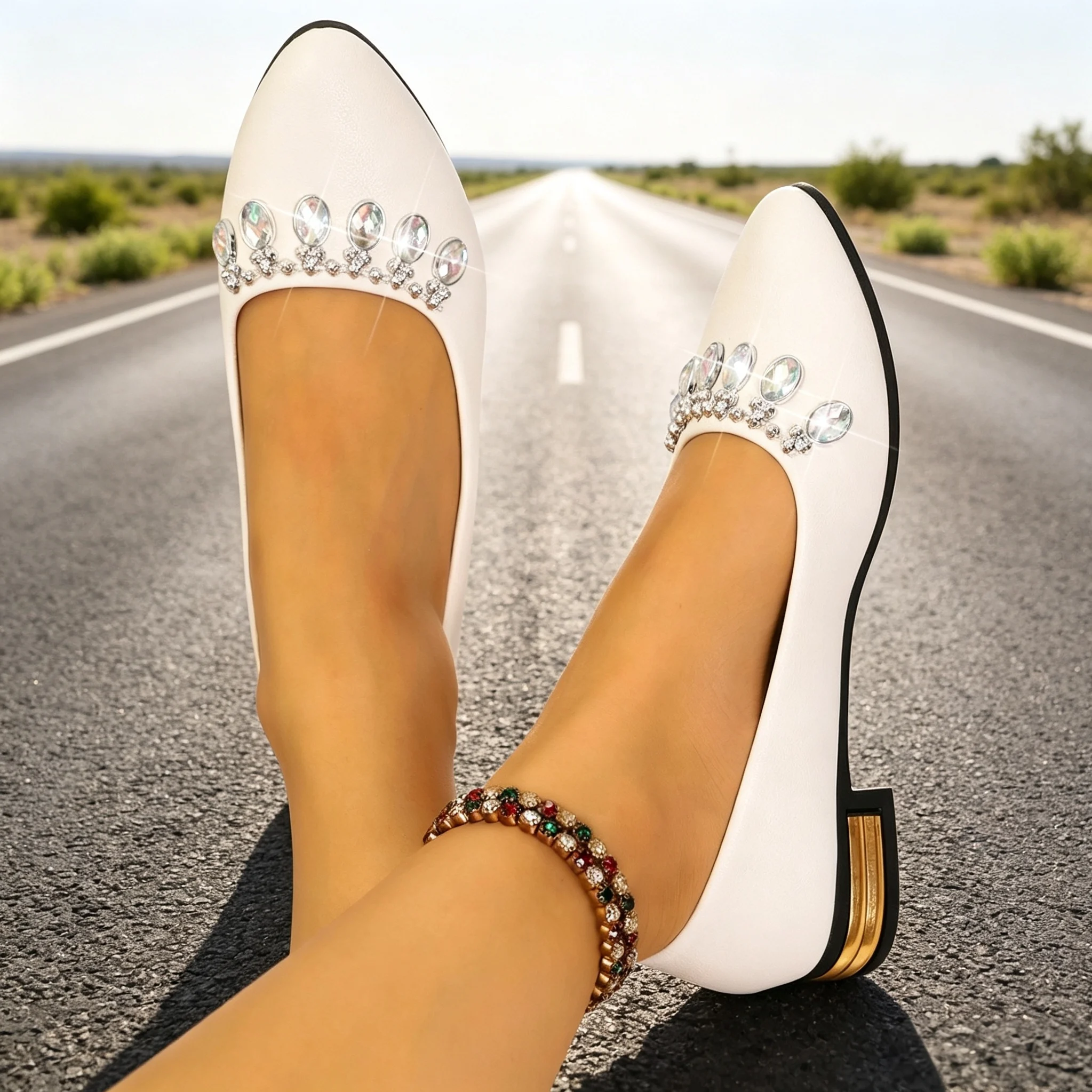 أحذية نسائية مسطحة ذات مقدمة م - مراجعة Women'S Shoes وسعره