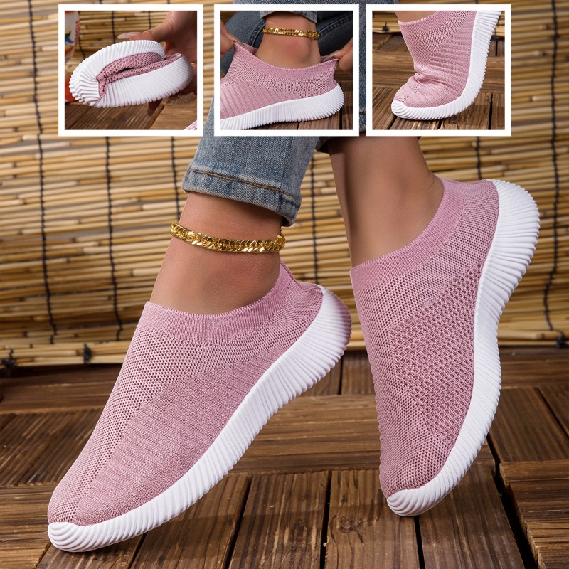 أحذية رياضية نسائية مريحة وعصر - مراجعة Breathable Mesh Athletic Shoes وسعره