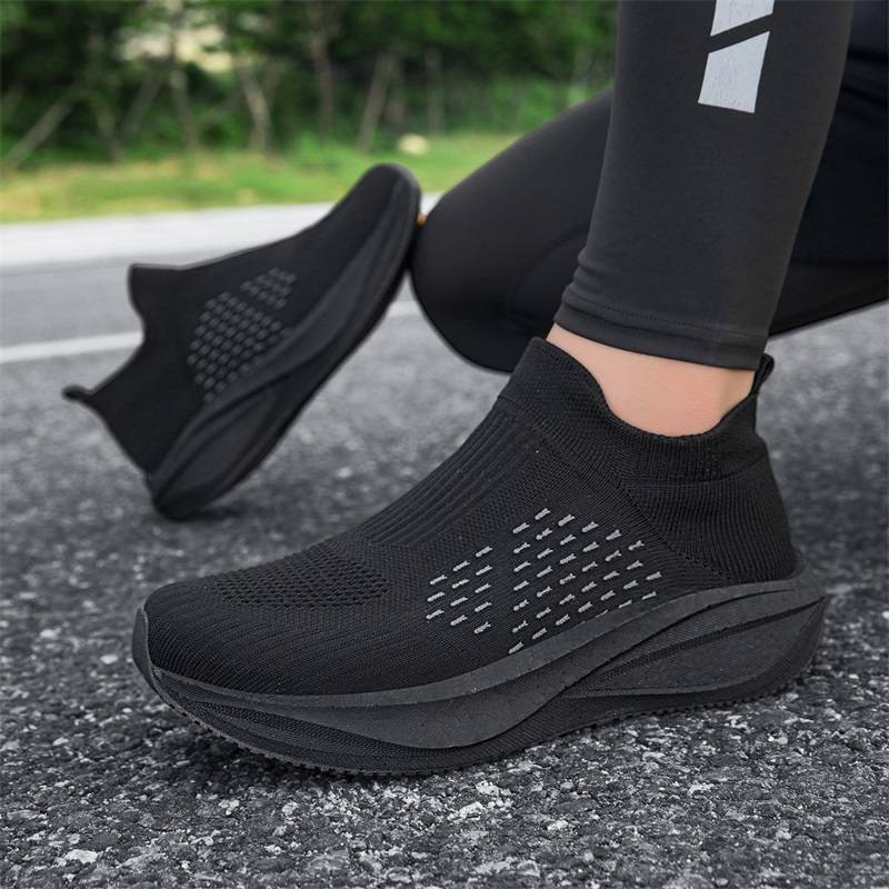 أحذية رياضية للجنسين سهلة الار - مراجعة Knit Fabric Lace Up Sneakers وسعره
